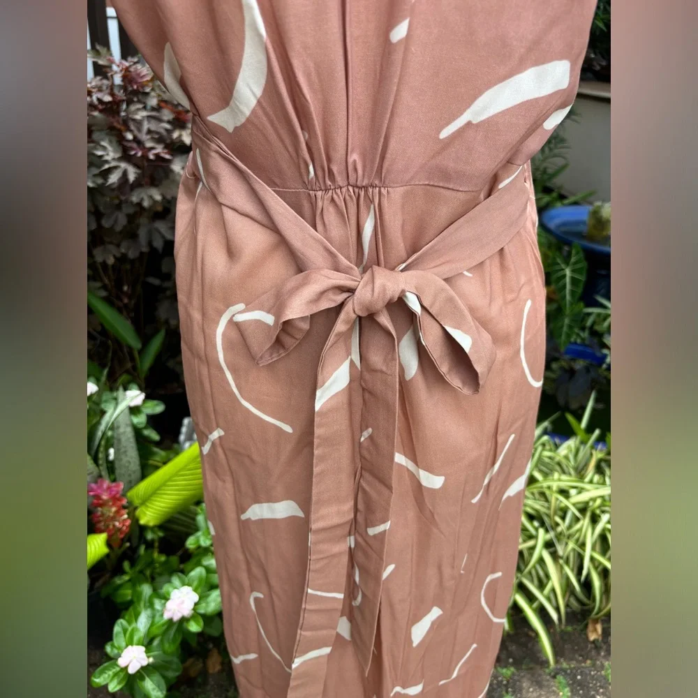 YIREH Isabella Wrap Maxi in Clay, size Small, NWT - Picture 6 of 13